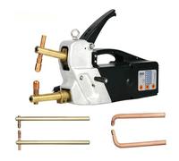 Electric Spot Welder with Replaceable Extended Electrode Arms, Sheet Metal Repair Welding Tool, Portable Handheld Welding Tip Gun for 2.0+2.0mm Mild Steel Repair and Stainless Steel Welding Projects