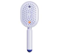 Electric Spray Hair Brush - Vibration Massage & Red Light, Air Cushion Detangling Bristles, Integrated Steam Hydration System, 21.7x7.8x6.2cm Ergonomic Design - For Scalp Care & Styling
