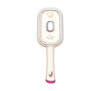 Electric Spray Hair Brush with Essence Cup, Rechargeable Detangling Tool with Mist Function, Static Control Smoothing Comb for All Hair Types, Portable Scalp Massager Pink A