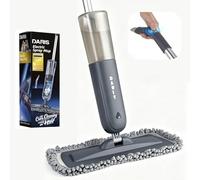 Electric Spray Mop with On-Demand Trigger Spray, Battery Powered Floor Cleaning Flat Mop with 2 Reusable Replacement Pads and 1x700ML Refillable Bottle, Safe for Laminate Vinyl Wood and Marble