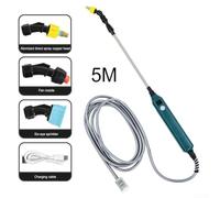 Electric Sprayer 2400mAh USB Rechargeable 3 Nozzles(5 meter) | One-button operation, 3h runtime, 2400mAh for battery, USB charging, for ideal for gardening tasks