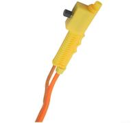 Electric Sprayer Handle Switch with Dual Wire Control Cable for Agricultural Hose End Sprayer 18x1.5 Thread 1.2m Yellow(B)