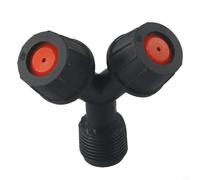 Electric Sprayer Nozzle Replacement Set for Knapsack Sprayers with Four Hole, Conical, and Fan Shape Nozzles Suitable for Outdoor Use (B)