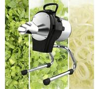 Electric Spring Onion Slicer, Scallion Cutter & Vegetable Shredder, 1-5mm Thickness, Stainless Steel Blade, 6000bpm for Garlic/Ginger/Chili/Potato