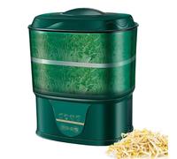 Electric Sprout Growing Kit, Automatic Bean Sprouter with 360° Rotating Sprinkler, Intelligent Watering System for Multi-Seed Growing, Easy to Use