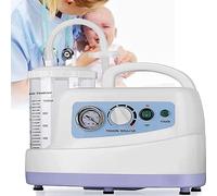 Electric Sputum Phlegm Suction Pump Device for Children and Elderly - Portable Mucus Secretion Machine with 1000cc Suction Canister