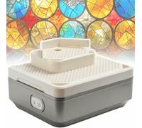 Electric Stained Glass Grinder for DIY,4200 RPM,Mini Desktop Shell Art Grinding Machine,Automatic Water Supply
