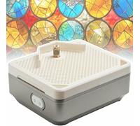 Electric Stained Glass Grinder for DIY,4200 RPM,Mini Desktop Shell Art Grinding Machine,Automatic Water Supply
