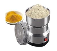 Electric Stainless Steel Grain Grinder, Multifunctional Grain Mill, Efficient Powder Extraction/Capacity:50G~150G/efficient Heat Dissipation, for Home/Shop