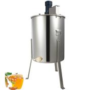 Electric Stainless Steel Honey Extractor Spinner with Crank for Beekeeping and Honey Extraction Equipment, Ideal for Bee Farms