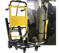 Electric Stair Climber Hand Truck, Heavy Duty Folding Design with 6 Wheels, Battery Powered, 441 lbs Capacity