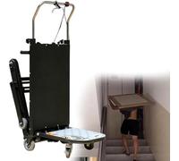 Electric Stair Climber Heavy Object Sack Truck Removable Battery Load Capacity for Straight Curved Stairs Effortless Heavy Load Transport Electric Stair Climbing,E