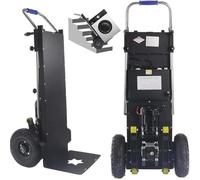 Electric Stair Climber Heavy Object Sack Truck Removable Battery Load Capacity for Straight Curved Stairs Effortless Heavy Load Transport Electric Stair Climbing,B