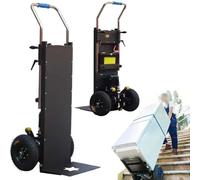 Electric Stair Climber Sack Truck, 1200W/1500W Motor, Folding Hand Truck, 400 Kg Load Capacity, Removable Heavy Duty Stair Climbing Dolly