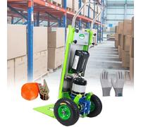 Electric Stair Climbing Dolly, Powered Hand Truck with Speed Control, 1500 W, S-Shaped Support Arm, 400 KG Max Load, Includes Tying Rope