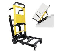 Electric Stair Climbing Hand Truck, 440lbs Max Load, Heavy Duty Stair Climber Dolly with 6 Wheels, Battery Powered, Cargo Transport for Moving Furniture Logistics