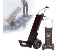 Electric Stair Climbing Hand Truck Stair Climber Electric Stair Climbing Climbing Machine Can Climb Up and Down Brushless Motor for Warehouse Logistics Distribution,A