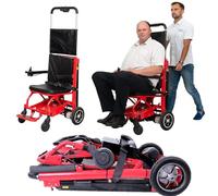 Electric Stair Climbing Wheelchair, Adjustable Speed Aluminum Alloy Frame, Home Mobility Solution for Stair Navigation, Supports Up to 363lb