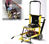 Electric Stair Climbing Wheelchair, Foldable Hand Truck Trolley for Elderly Disabled, 363LB Load Capacity with Walking Assist