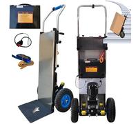 Electric Stair Trolley (400 Kg Load), Stair Climbing Trolley With Telescopic Handle (45-65 Inches), 1200w Brushless Motor, 48 V/36 Ah Battery, For Carrying Goods Up & Down Stairs