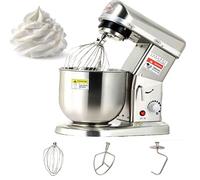 Electric Stand Mixer, 10L Large Capacity, 3 Speed Settings, Includes Beater, Hook, and Whisk, Ideal for Commercial Kitchen and Baking