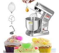 Electric Stand Mixer, Stainless Steel Commercial Kitchen Mixer for Egg Milk Dough Cakes Cream Bread, 3 Speeds Adjustable, 5L/4.5qt