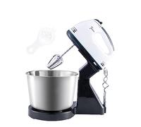 Electric Stand Mixer With 1.7L Bowl, 7-Speed Hand Mixer With Turbo Handheld Kitchen Mixer, With 2X Dough Hooks And Balloon Whisks For Cake, Batter, Bread, Desserts And More 180 W