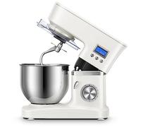 Electric Stand Mixers for Baking with 5 Litre Bowl LED Display Food Mixer 8 Speeds and Pulse Setting Planetary Mixing System Includes Dough Hook, Whisk, Beater for Kitchen Baking Cake Salad 1200W ( Co