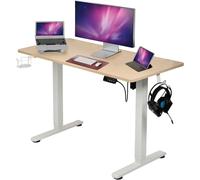 Electric Standing Desk 120x60 Sit Stand Table Height Adjustable Desk Olsen & Smith White 1 Pack