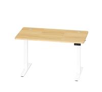 Electric standing desk with adjustable height and reminder, Golden Oak / 120 x 60 cm