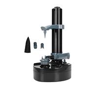 Electric Standing Peeler with Replacement Blades Multifunctional Automatic Rotating Kitchen Paring Tool for Vegetable Fruit Potato Tomato White (Negro)