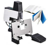 Electric Stapler Binder Machine for 2-40 Sheets, Flat & Saddle Stitch with Pedal Control, 220V, Ideal for Office Use - High-Performance Binding Solution