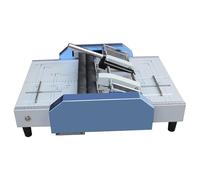 Electric Stapler Creaser, A3 A4 Flat-Clinch Automatic Binding Machine with 5 Nail Positions for 24/6 Type Staples, Ideal for Saddle Stitching and Creasing