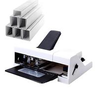Electric Stapler, Double Head, Jam Free, Quiet Operation, 50 Sheet Capacity, 1000 Staples Included, Paper Feed Depth 2-21Cm, Heavy Duty for Office Use