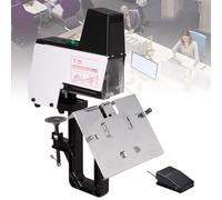 Electric Stapler with Foot Pedal, Automatic Rapid Heavy Duty Dual Use Book Binding Machine - Flat and Saddle Binder, Depth Up to 100mm, for Home and Office