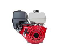 Electric Start Conversion Kit for GX160 GX200 Starter Motor Kit with Aluminum Iron Flywheel Starter Conversion 12V, Complete Starter Motor for 5.5HP 6.5HP Engines (Silver Red)