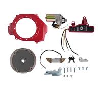 ELECTRIC START KIT STARTER MOTOR FLYWHEEL IGNITION SWITCH FOR HONDA GX160 5.5HP