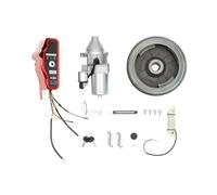 Electric Starter Motor For GX160 5.5HP GX200 6. / GX340 11HP GX390 13HP Electric Start Flywheel Starter Motor Kit With Key Switch Box And Coil(GX390 GX340)