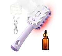 Electric Steam Brush Comb with Massage Oil Measuring Cup