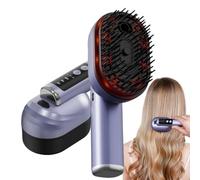 Electric Steam Brush for Hair 3-Speed Anti-Static Smoothing Frizz Control | Air Cushion Massage Comb for Women Mom Wife Girlfriend Adults Lovers Families
