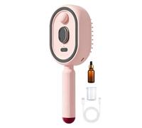 Electric Steam Brush - Rechargeable Portable Red Light Comb, Cordless Hydra