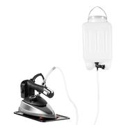 Electric Steam Iron Kit, 1200W Industrial Gravitation Steam Iron with 5 Temp Adjustable, Non-Stick Sole Plate, 3L Water Tank & Hose, Hanging Bottle Clothes Ironing Steamer for Home