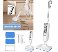 Steam Mop Steam Cleaner Preheat 1500W Handheld & Upright Floor Steamer Vacuuming