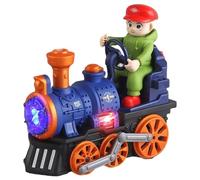 Electric Steam Train Toy Battery Powered Electric Steam Engine for Toddlers