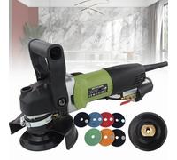 Electric Stone Polishing Machine, 6-Speed Adjustable, for Marble Granite Cement Floor Restoration