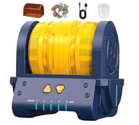 Electric Stone Polishing Roller Set, 5 Day Timer, Separate Adhesive Container, Noise-Reducing Design, Suitable for Polishing Gems and Geological Minerals