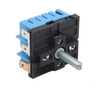 Electric Stove Switch Replacement for W10857622 W10437092 Cooker Control Button Infinite Regulator Hob Fix Kit Black Long Lasting Fit Home Stove Oven