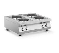 Electric Stove Top 10,400 W 4 Burners - Electric Range Cookers by Royal Catering Silver