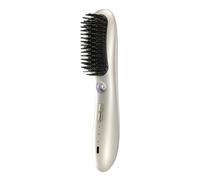 Electric Straightening Brush - Rapid Heating, Anti-Scald Hair Styling Comb, Ceramic, Ionic Technology | Travel Friendly Hot Brush for Women Home Use Outdoor Vacation Quick Detangling Smooth