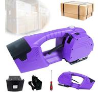 Electric Strapping Machine, 4500mAh Battery Power Strapper, Portable Strapping Tool, 3000N Packaging Tensioner Machines, Handheld Banding Machine Baler, for Cargo Transportation